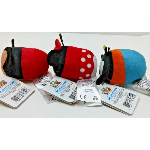New Disney Mini Tsum Tsum Plush Lot of 3 | Mickey, Minnie, Goofy | w/Tags - Picture 3 of 12